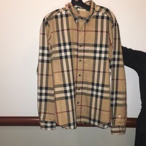 Classic Burberry button down shirt